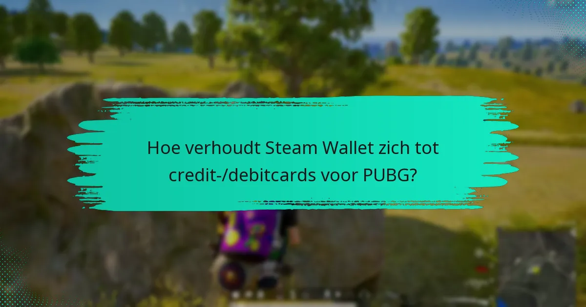 Wat zijn de nadelen van het gebruik van Steam Wallet voor PUBG?