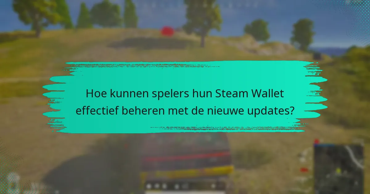 Welke beleidswijzigingen beïnvloeden de Steam Wallet en PUBG?