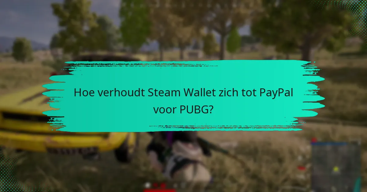 Hoe verhoudt Steam Wallet zich tot credit-/debitcards voor PUBG?