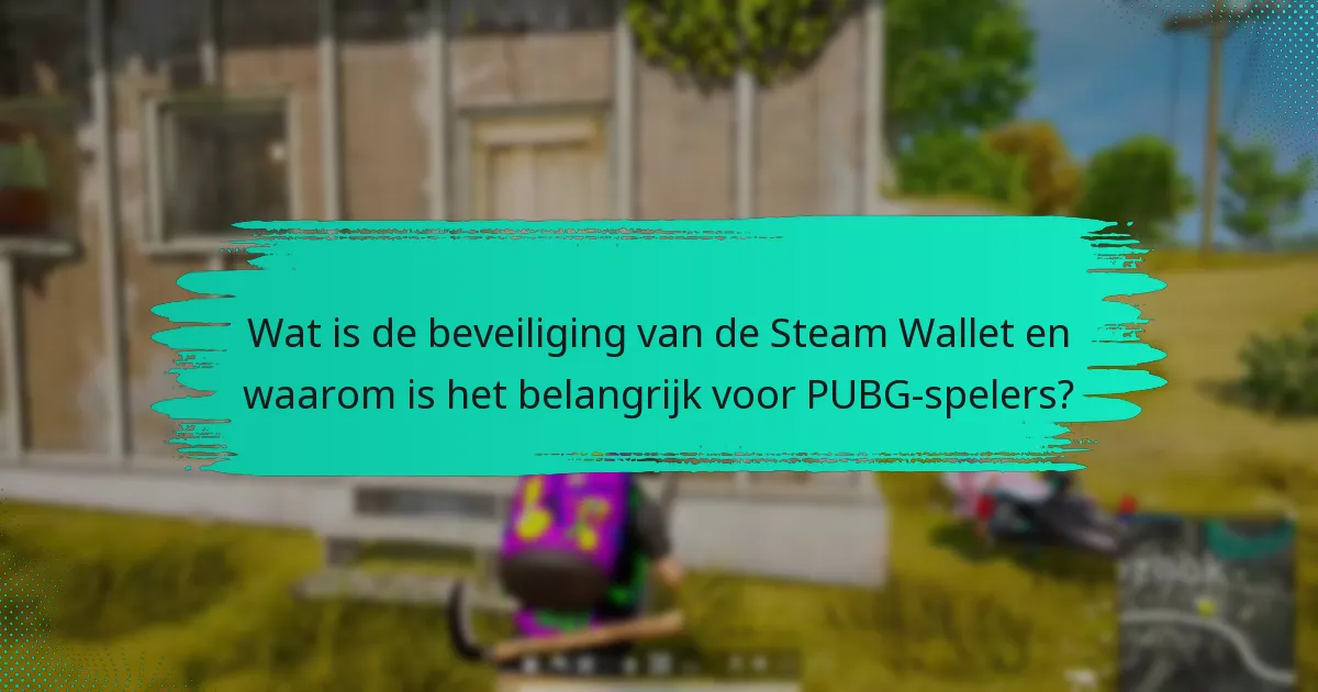 Hoe kan ik mijn Steam Wallet-account voor PUBG beveiligen?