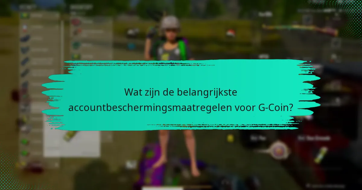 Welke herstelopties zijn beschikbaar voor G-Coin-accounts?