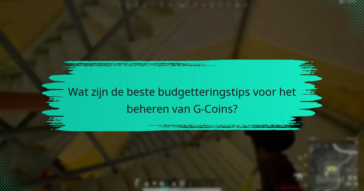 Welke tools kunnen helpen bij het beheren van G-Coins?
