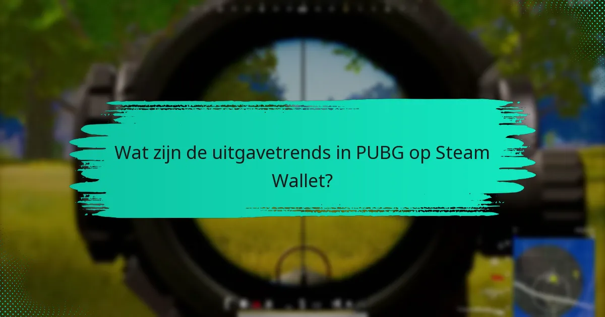 Welke economische factoren beïnvloeden de uitgaven in PUBG?
